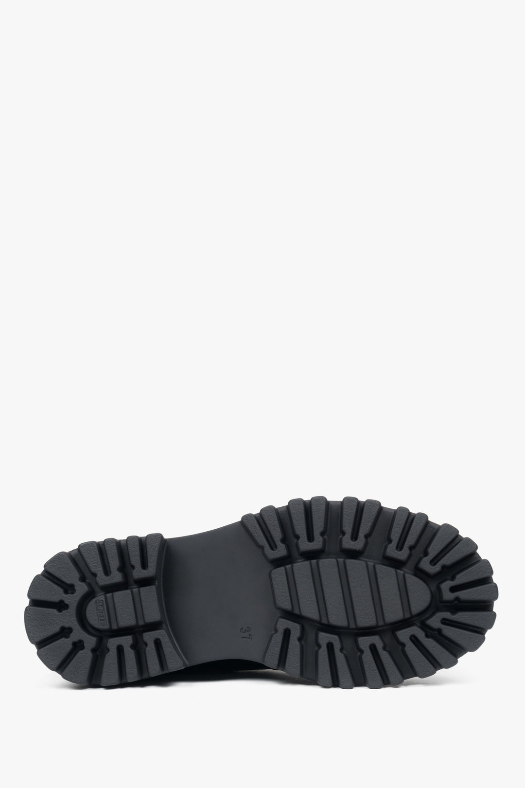 Dunkelbraune Plateau-Chelsea-Boots von Estro, gefertigt aus exklusivem italienischem Velours.