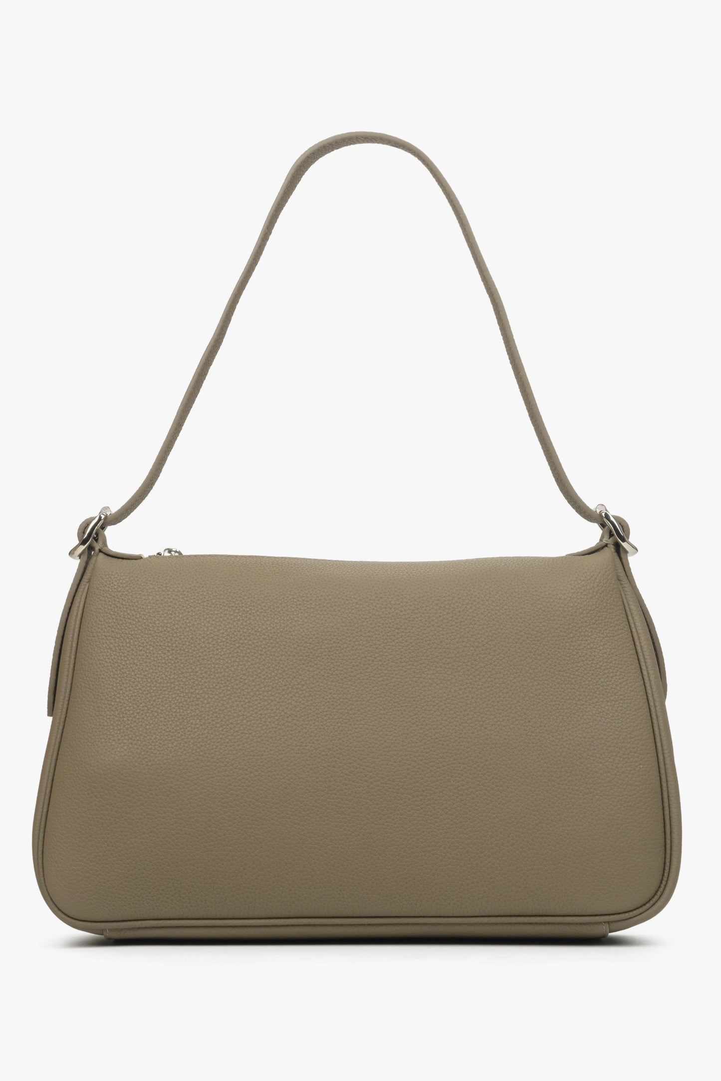 Damenhandtasche in grau-beiger Farbe von Estro.