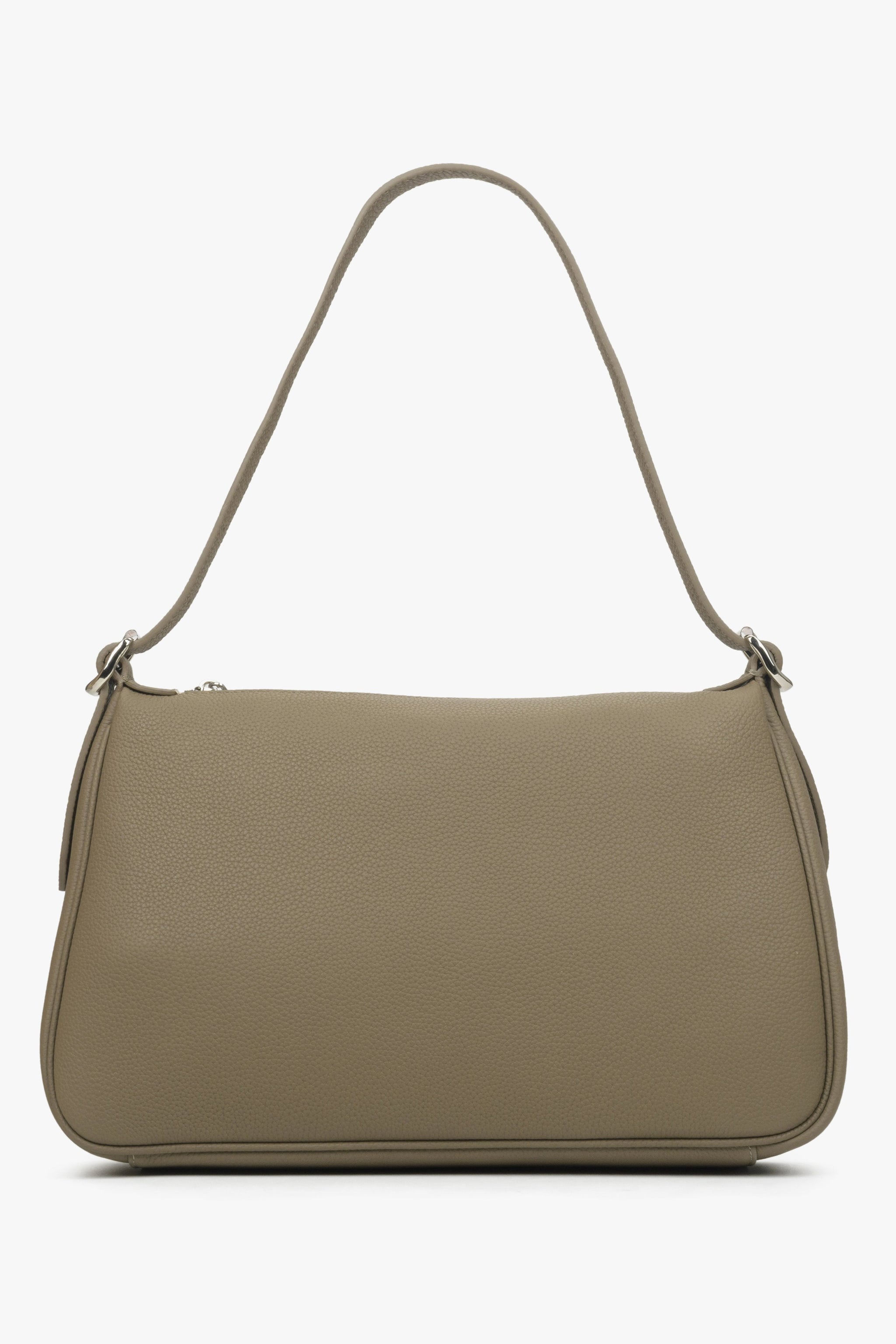 Damenhandtasche in grau-beiger Farbe von Estro.