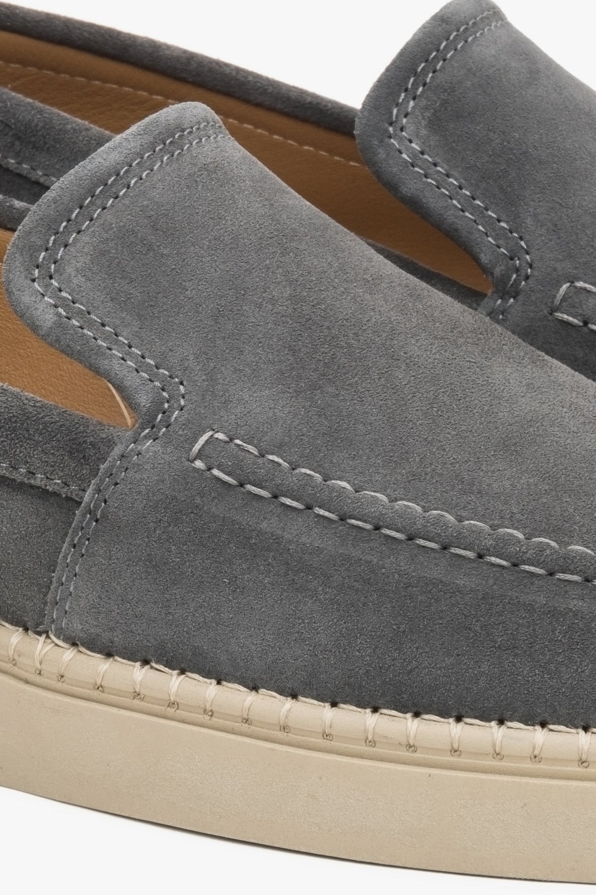 Eleganter Herren-Loafer in Grau – Estro ER00116890