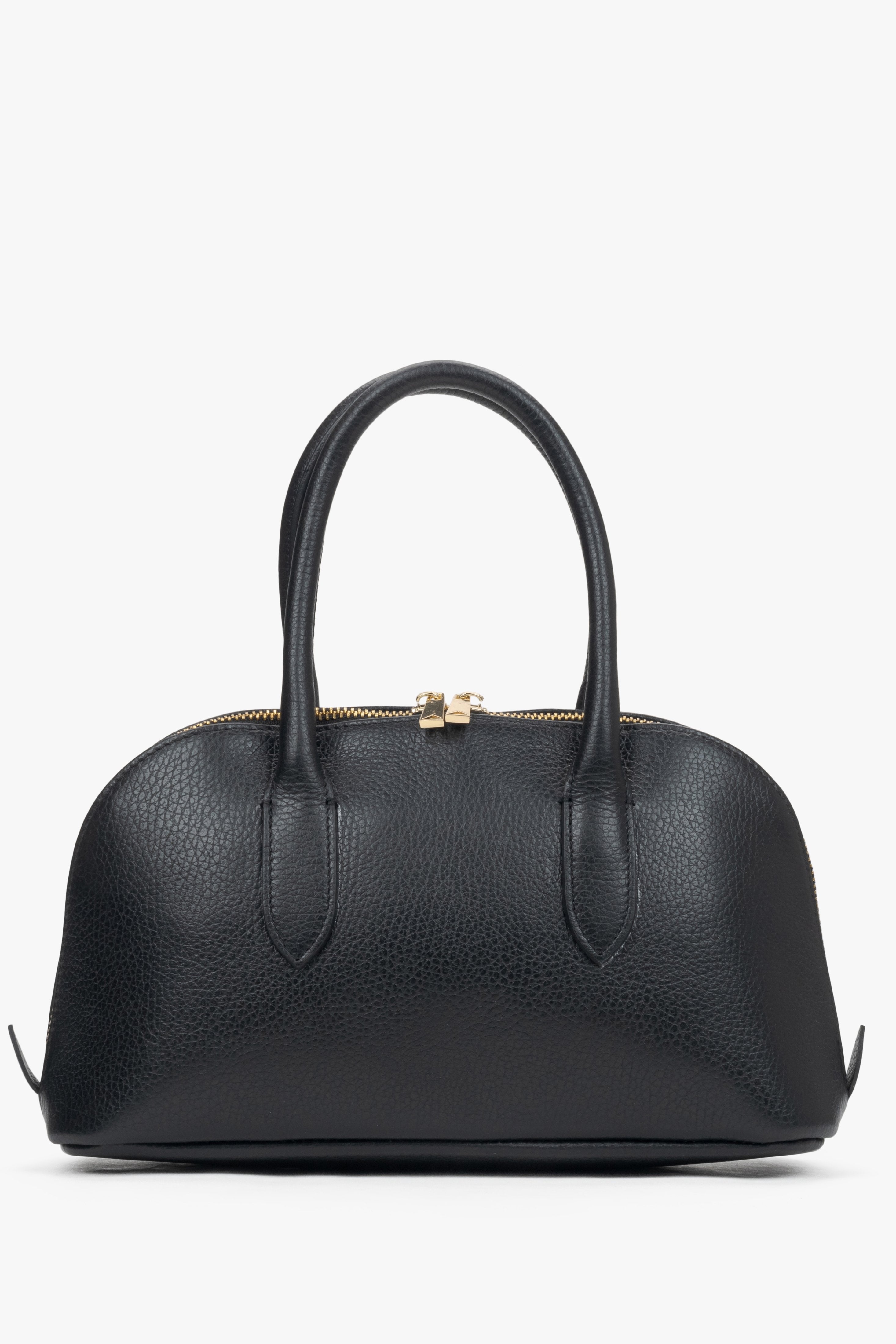 Elegante schwarze Damenhandtasche aus hochwertigem Leder – perfekt für jeden Anlass.