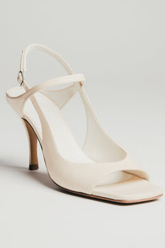 Hellbeige Damen-Sandaletten aus italienischem Premium-Leder von Guglielmo Rotta