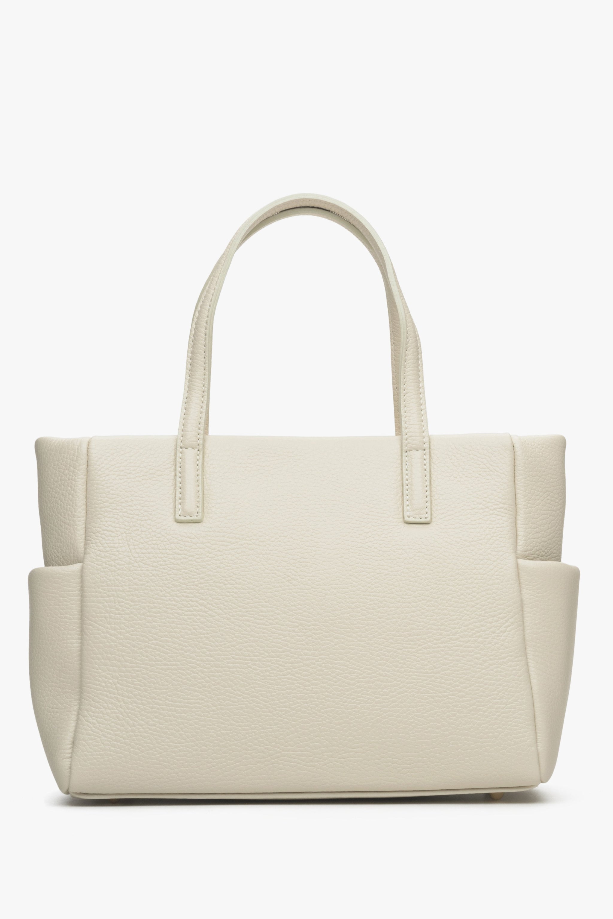 Hellbeige Damen-Shopper-Tasche von Estro.