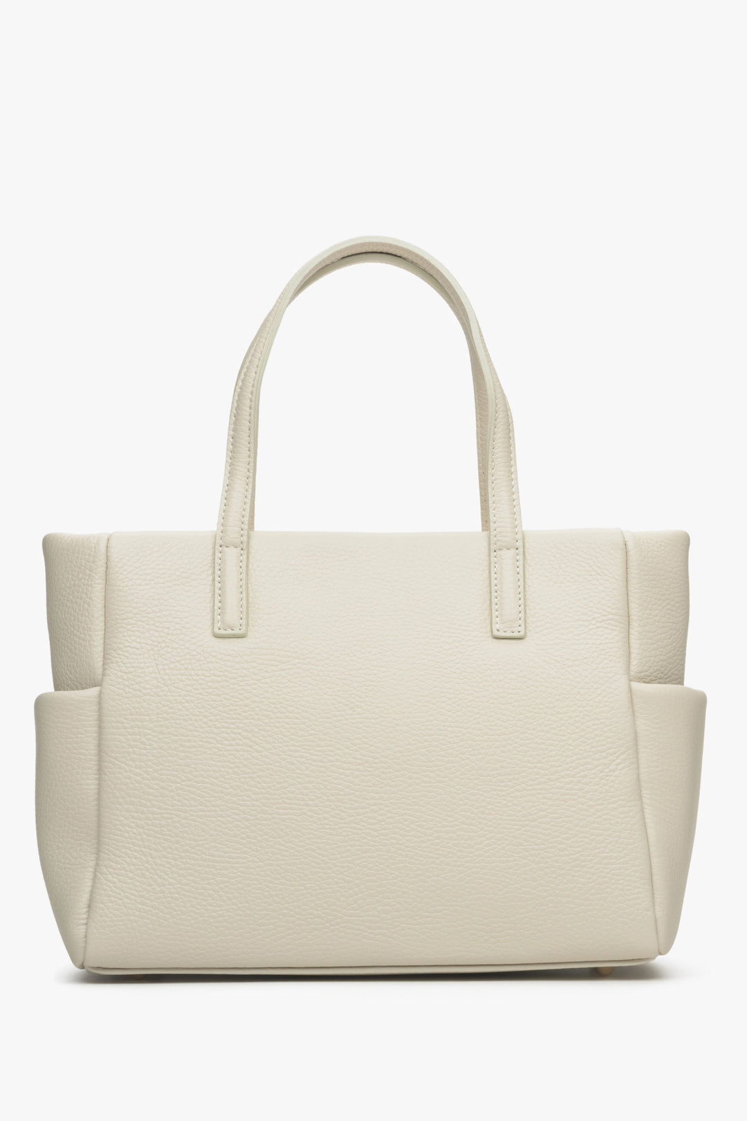 Hellbeige Damen-Shopper-Tasche von Estro.