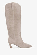 Schlupfstiefel für Damen aus echtem Velours – Modell Estro ER00116173