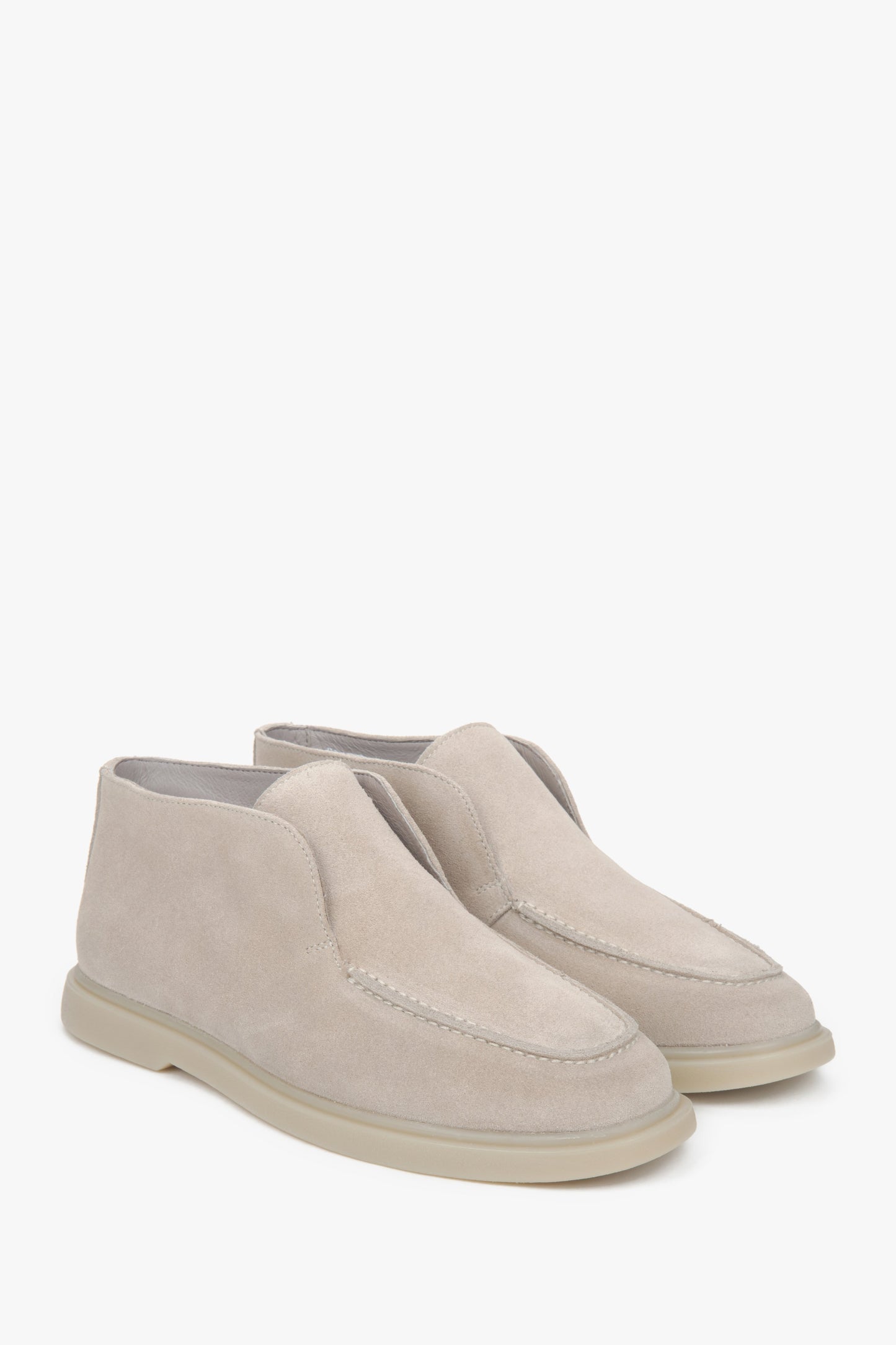 Beige Slip-on-Plateauschuhe für Damen von Estro.
