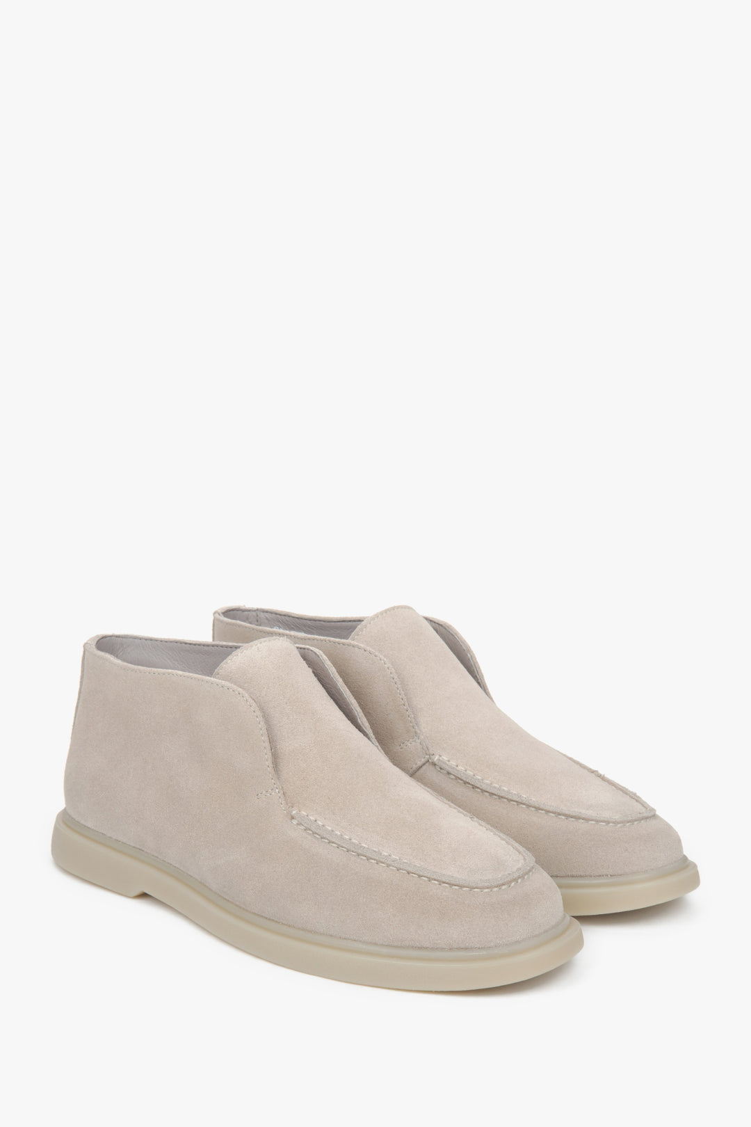 Beige Slip-on-Plateauschuhe für Damen von Estro.