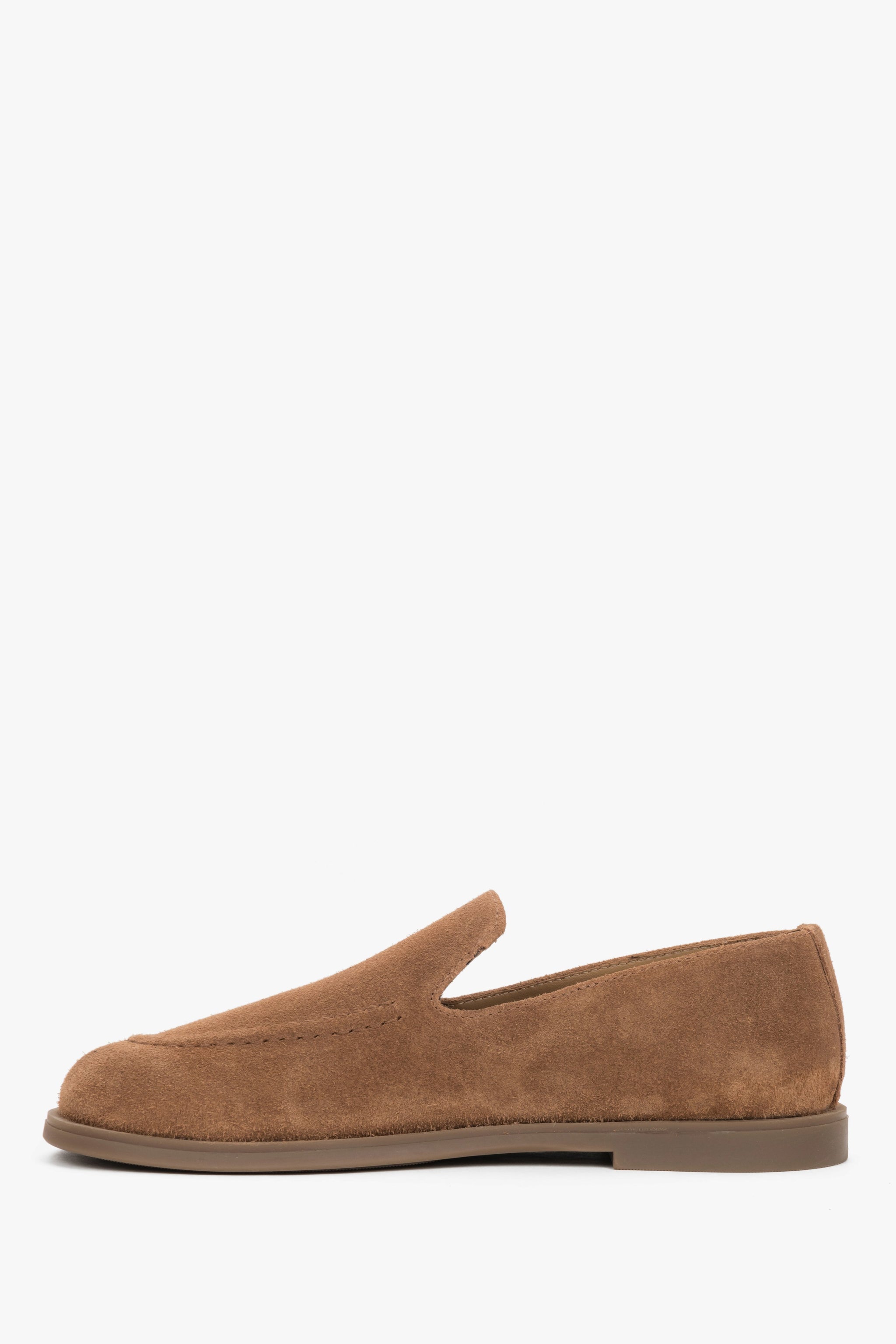 Linke Seitenansicht der bequemen Damen-Schlupfschuhe im Barefoot-Design