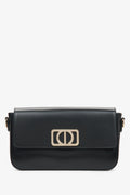 Kleine schwarze Damen-Handtasche Estro ER00115405.