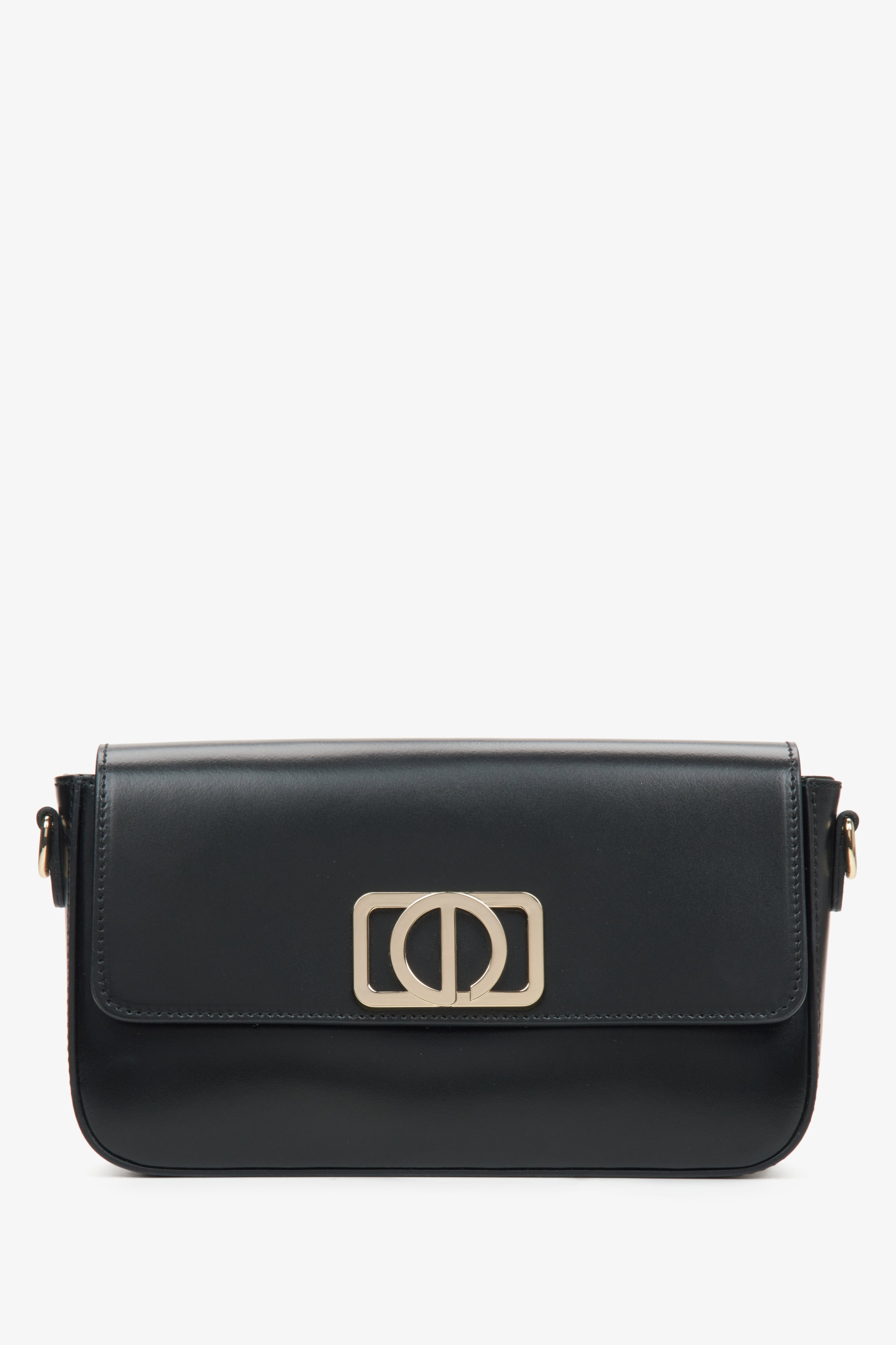 Kleine schwarze Damen-Handtasche Estro ER00115405.