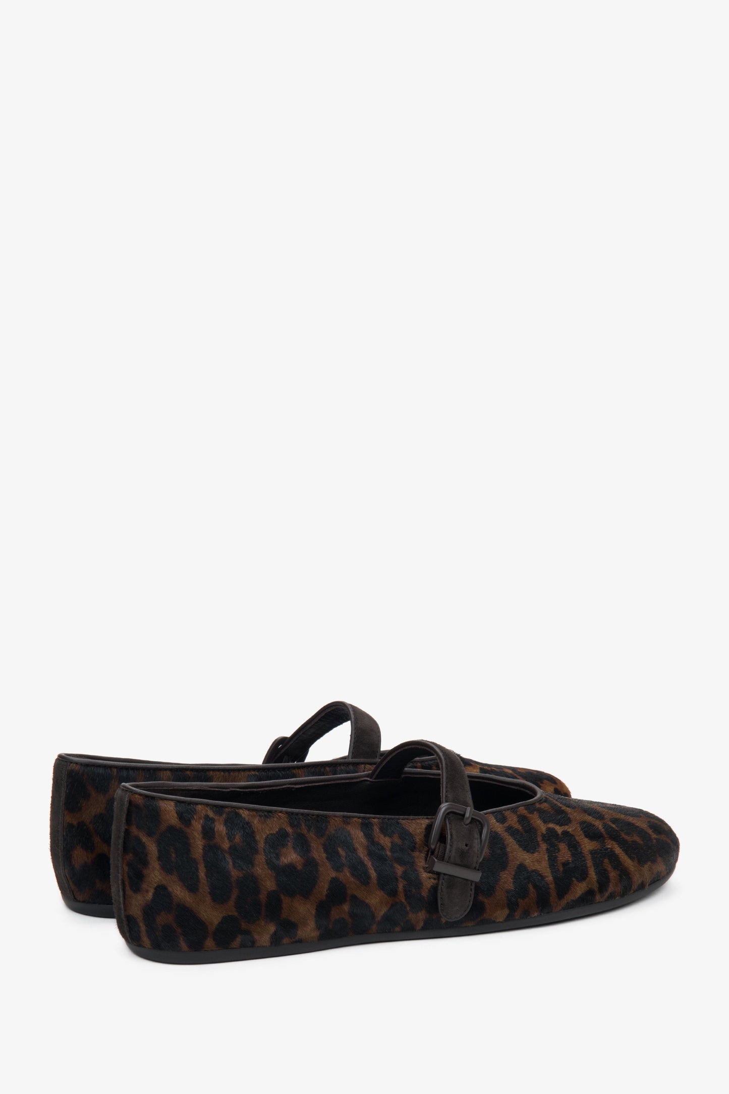 Bequeme Damen Ballerinas aus echtem Leder Rückansicht Estro ER00116950