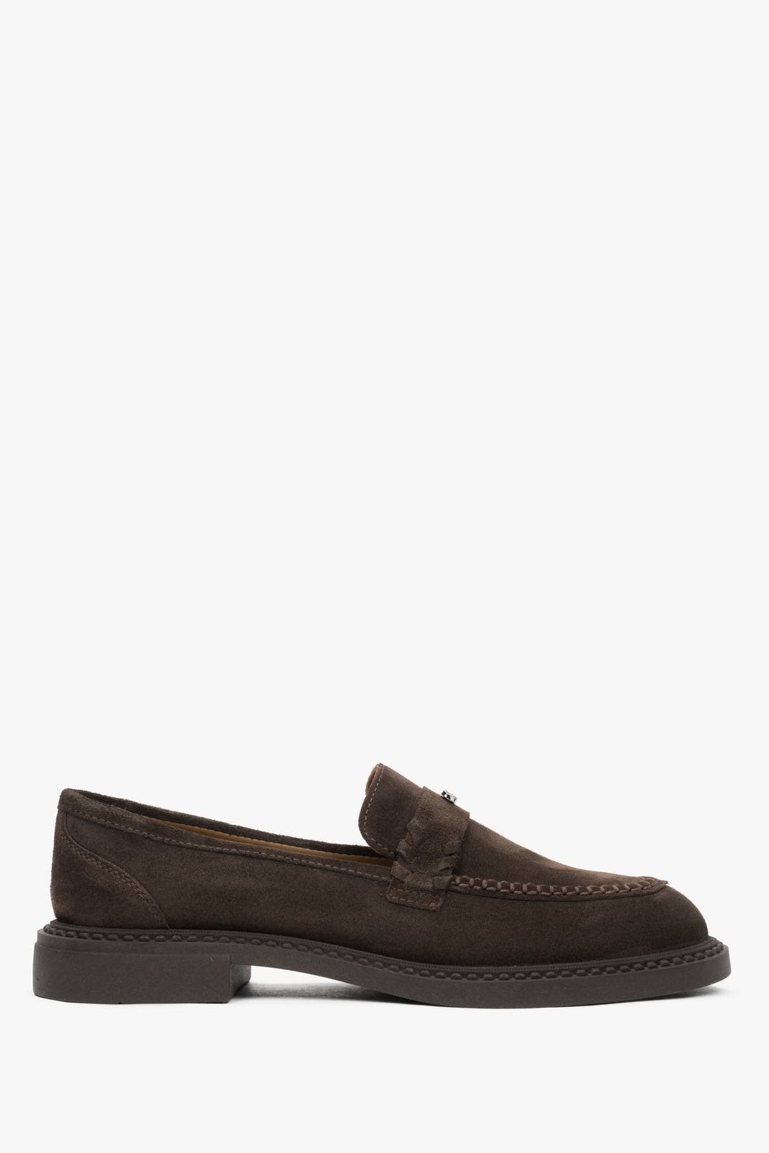 Edler Penny Loafer aus italienischem Veloursleder.