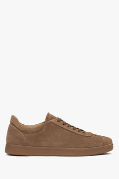Premium Herren Sneaker italienisches Echtvelours.