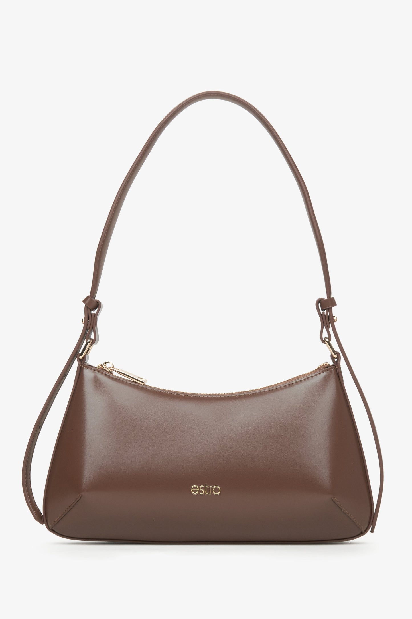 Sattelbraune Damen-Handtasche Estro ER00115804.