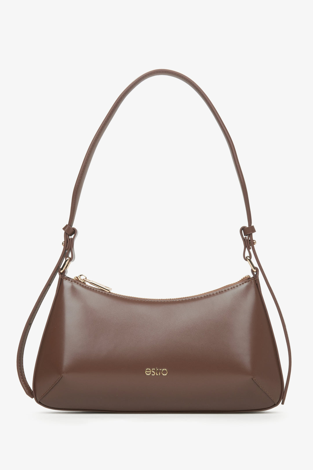 Sattelbraune Damen-Handtasche Estro ER00115804.