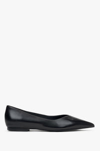 Spitz zulaufende Damenschuhe aus Leder Estro ER00115896