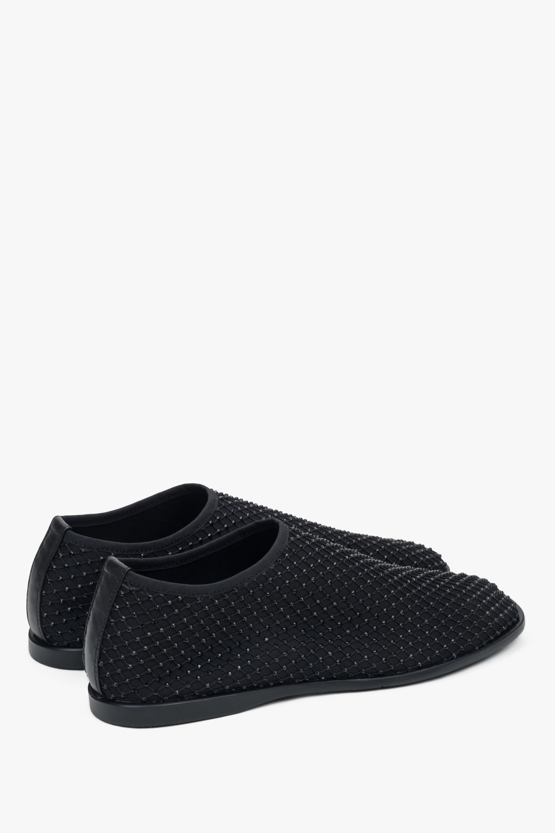 Flache Sommerschuhe aus Mesh mit leichtem Absatz, Estro ER00117210