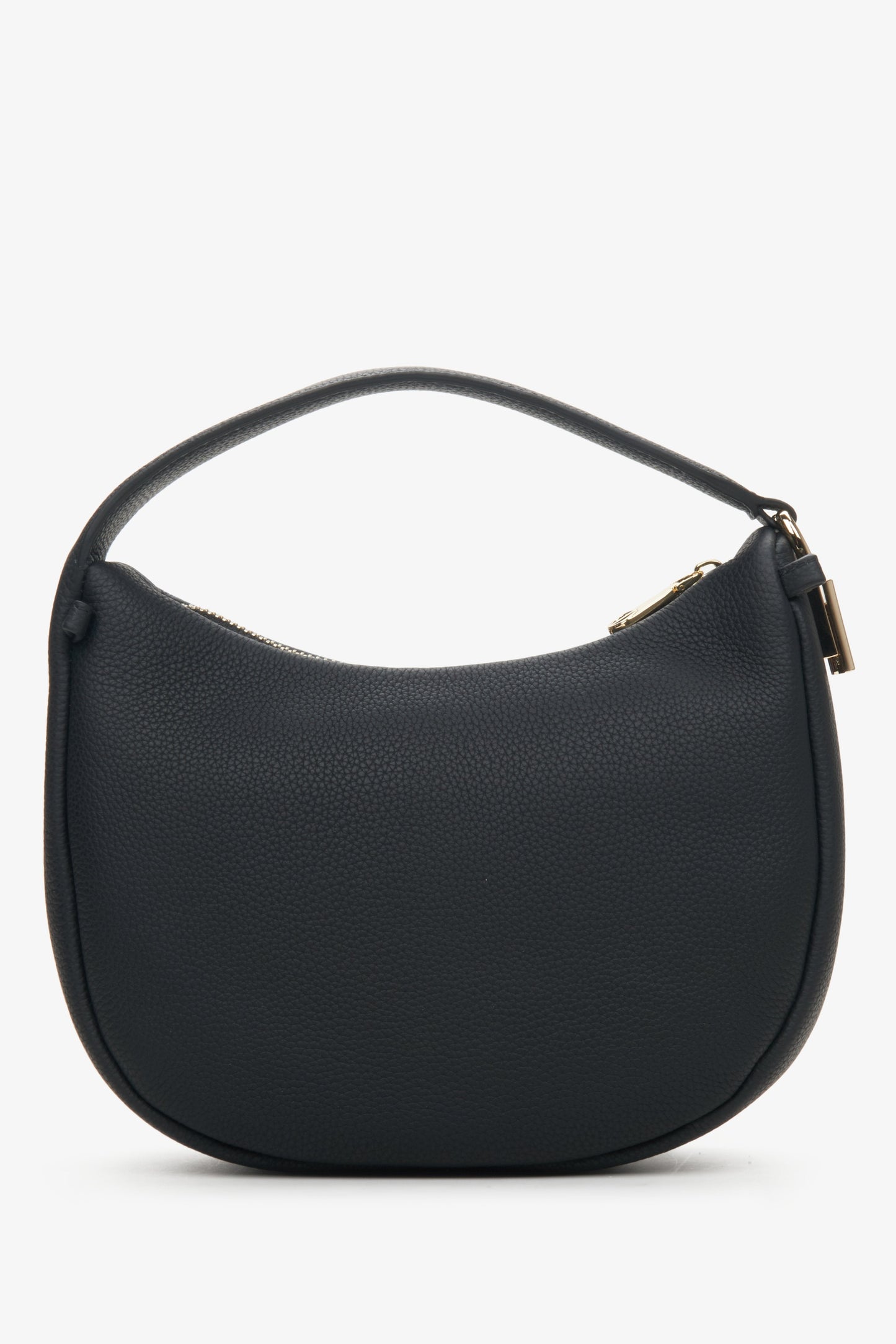 Damen-Halbmondtasche von Estro in Schwarz.