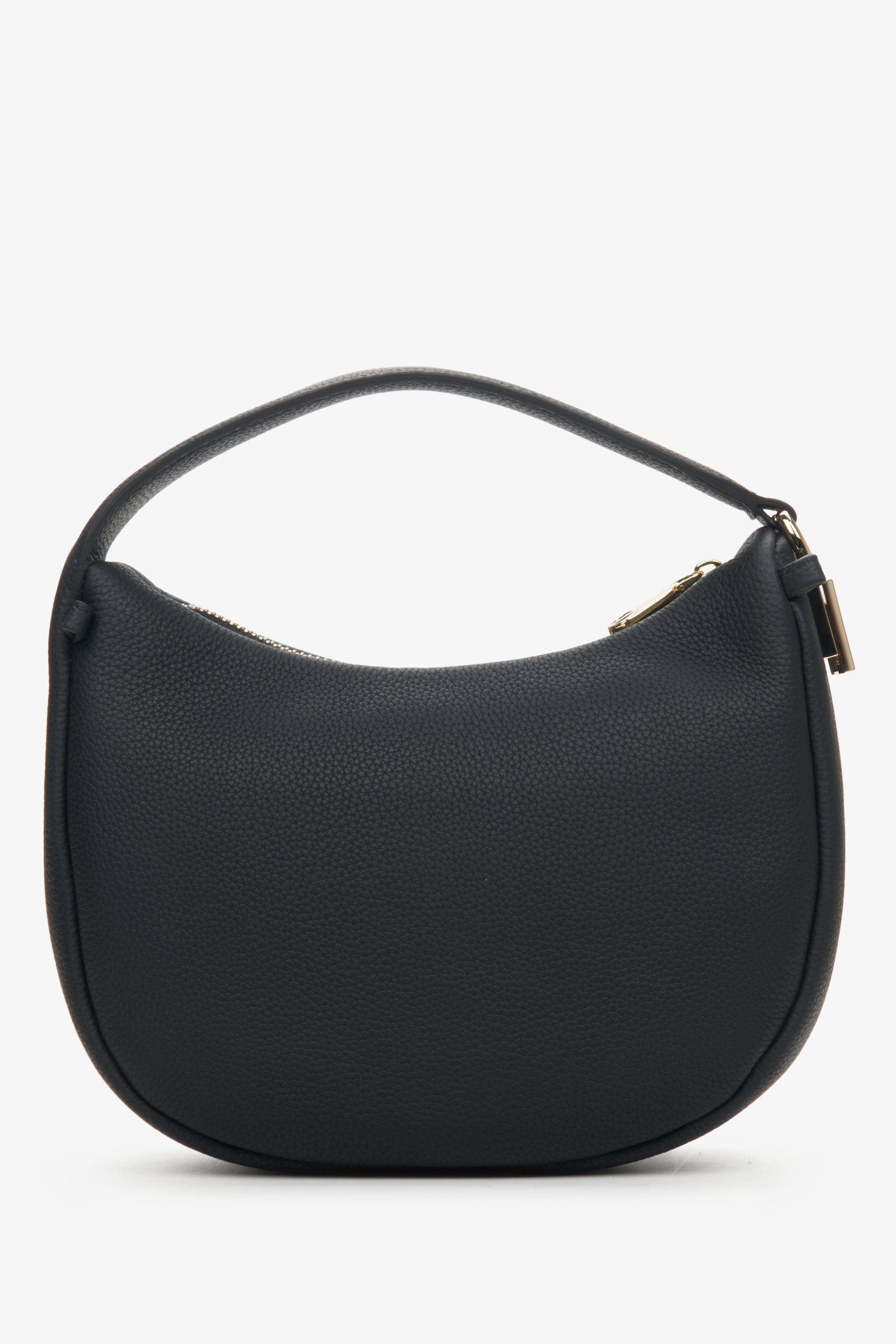 Damen-Halbmondtasche von Estro in Schwarz.