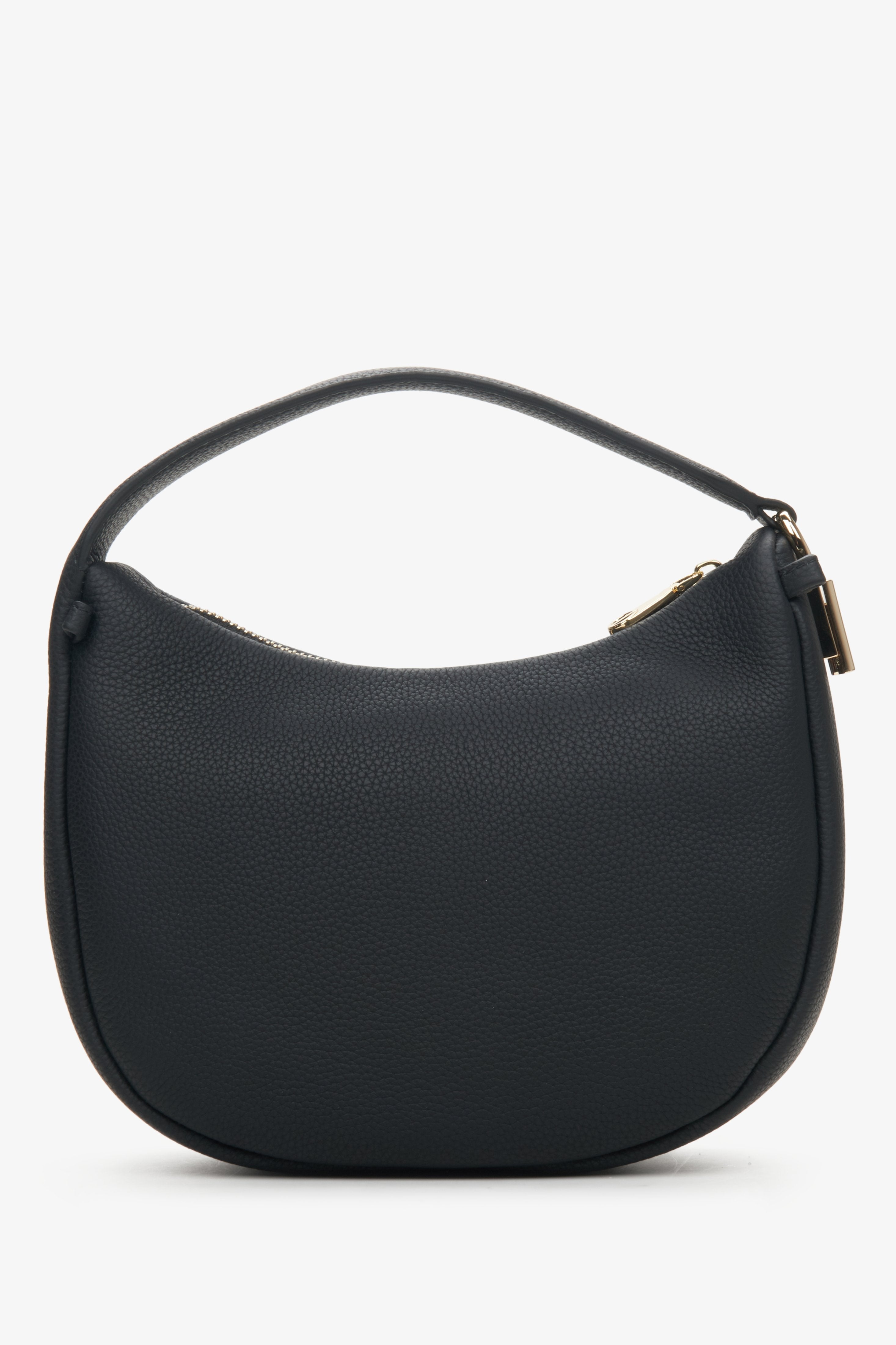 Damen-Halbmondtasche von Estro in Schwarz.