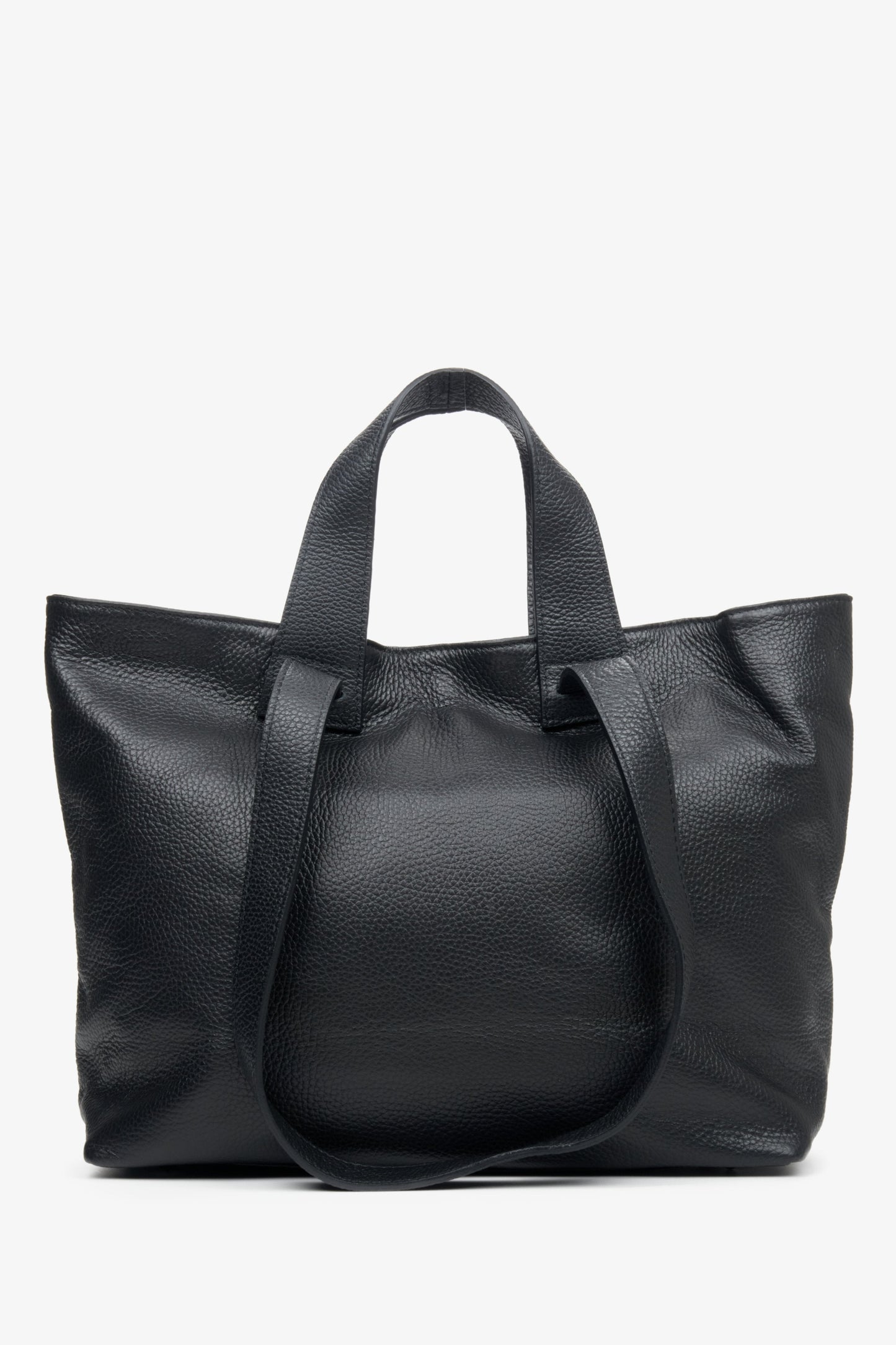 Große Damen-Shopper-Tasche in Schwarz.