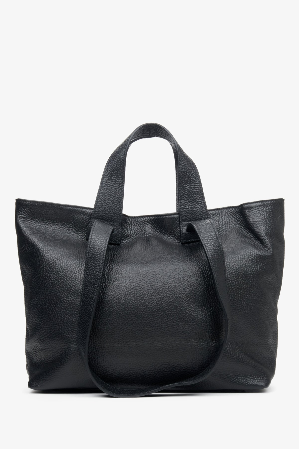 Große Damen-Shopper-Tasche in Schwarz.