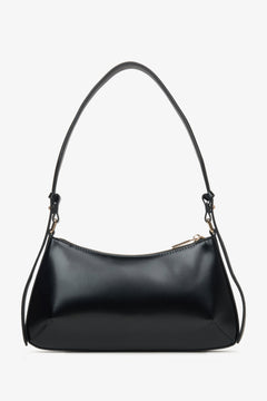 Damen Schwarze Tasche von Estro – Rückansicht.