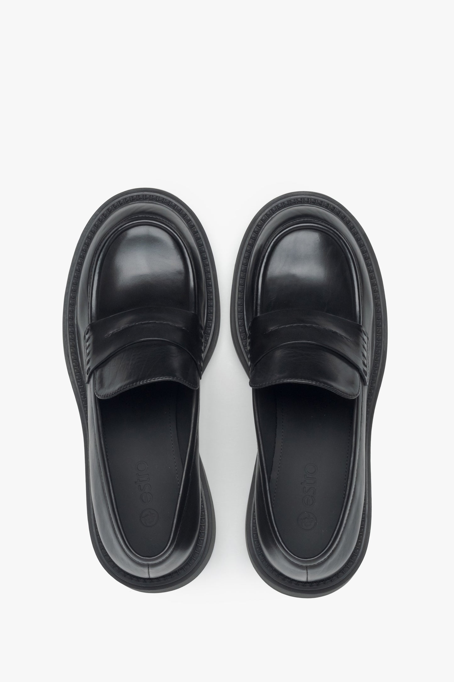 Elegante Penny Loafer für Damen mit quadratischem Absatz Estro ER00115903