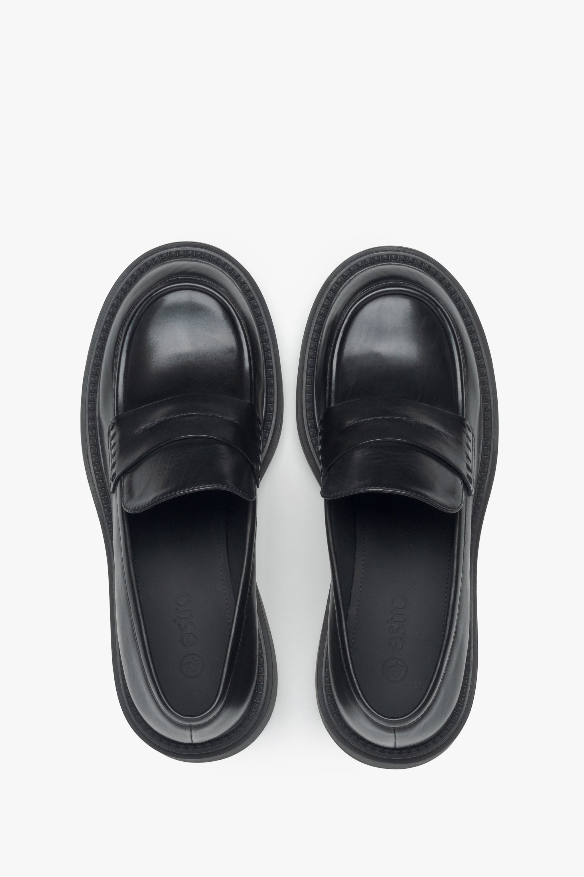 Elegante Penny Loafer für Damen mit quadratischem Absatz Estro ER00115903