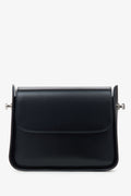 Schwarze Damen-Schultertasche aus Leder Estro ER00115675.