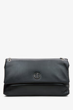 Schwarze Damenhandtasche mit Kette Estro ER00114989.
