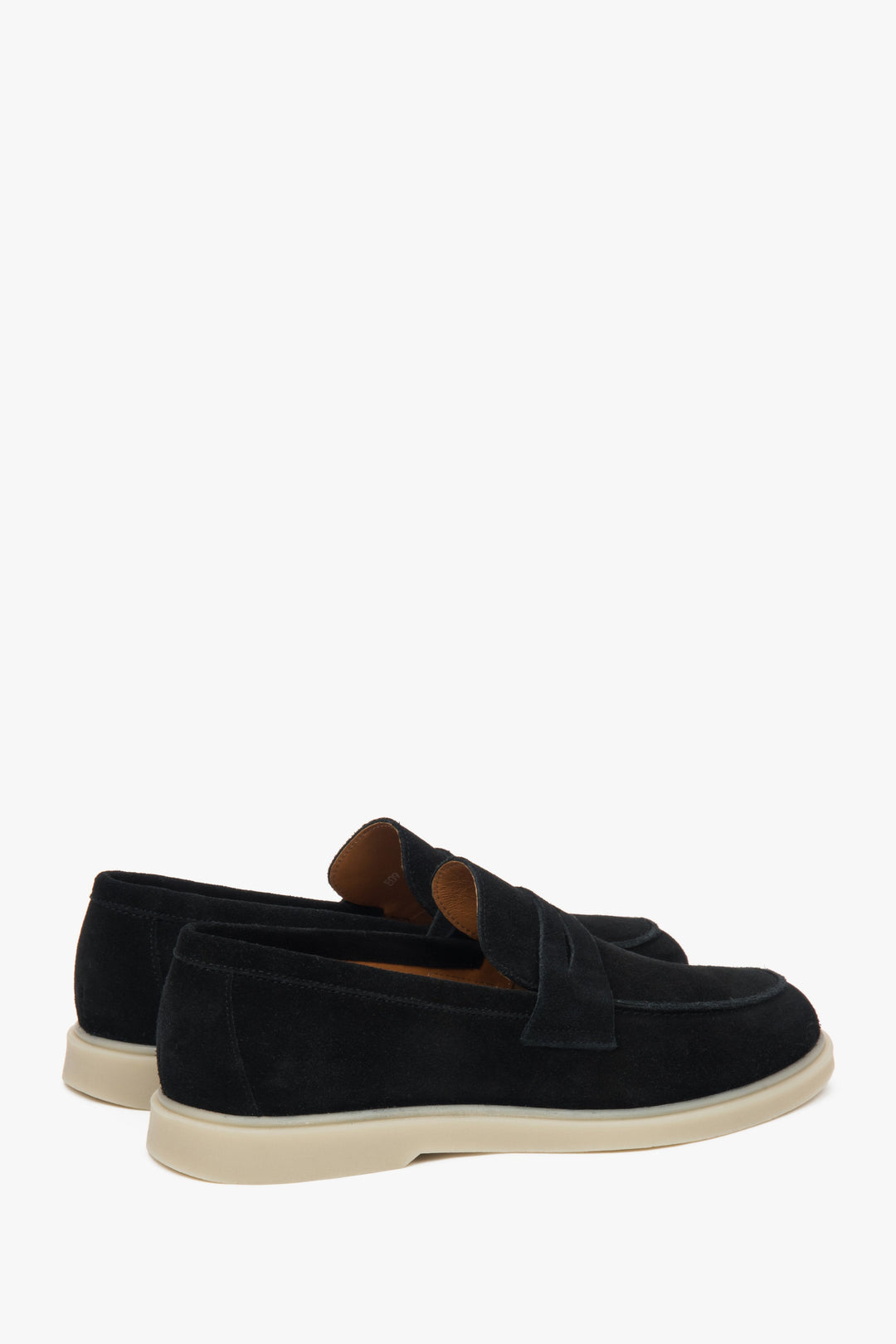 Stilvolle schwarze Herren Loafer von Estro aus italienischem Premium Echtvelours.