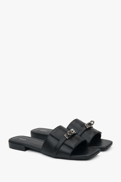 Bequeme Slip-on-Pantolette mit Zierelement – Estro ER00117168
