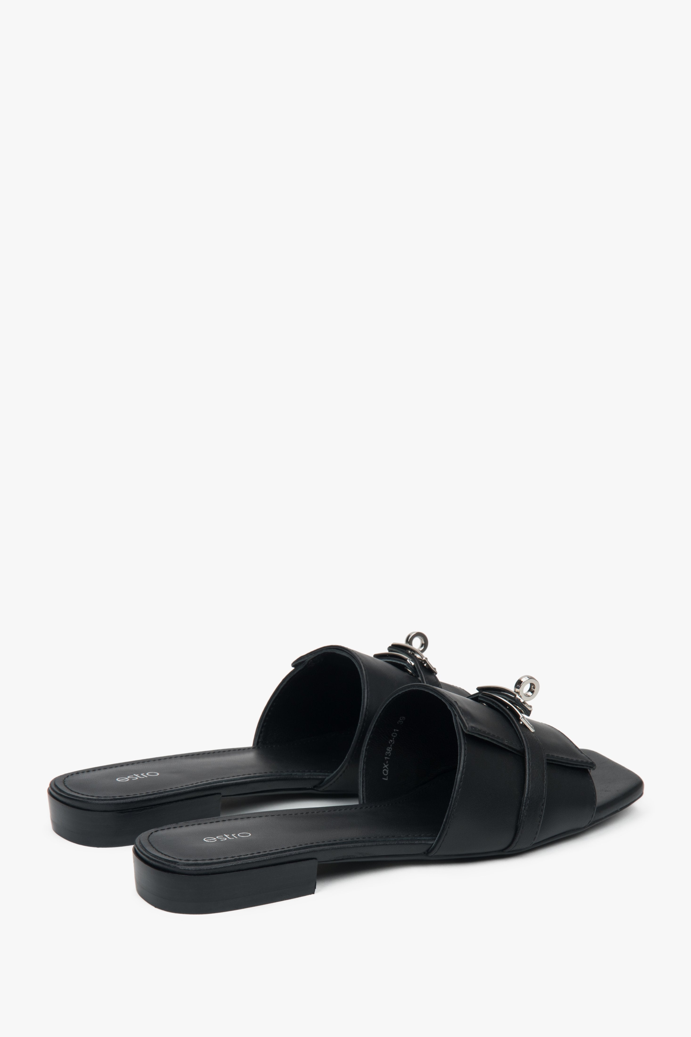 Elegante Sommerschuhe mit flachem Absatz – Estro ER00117168