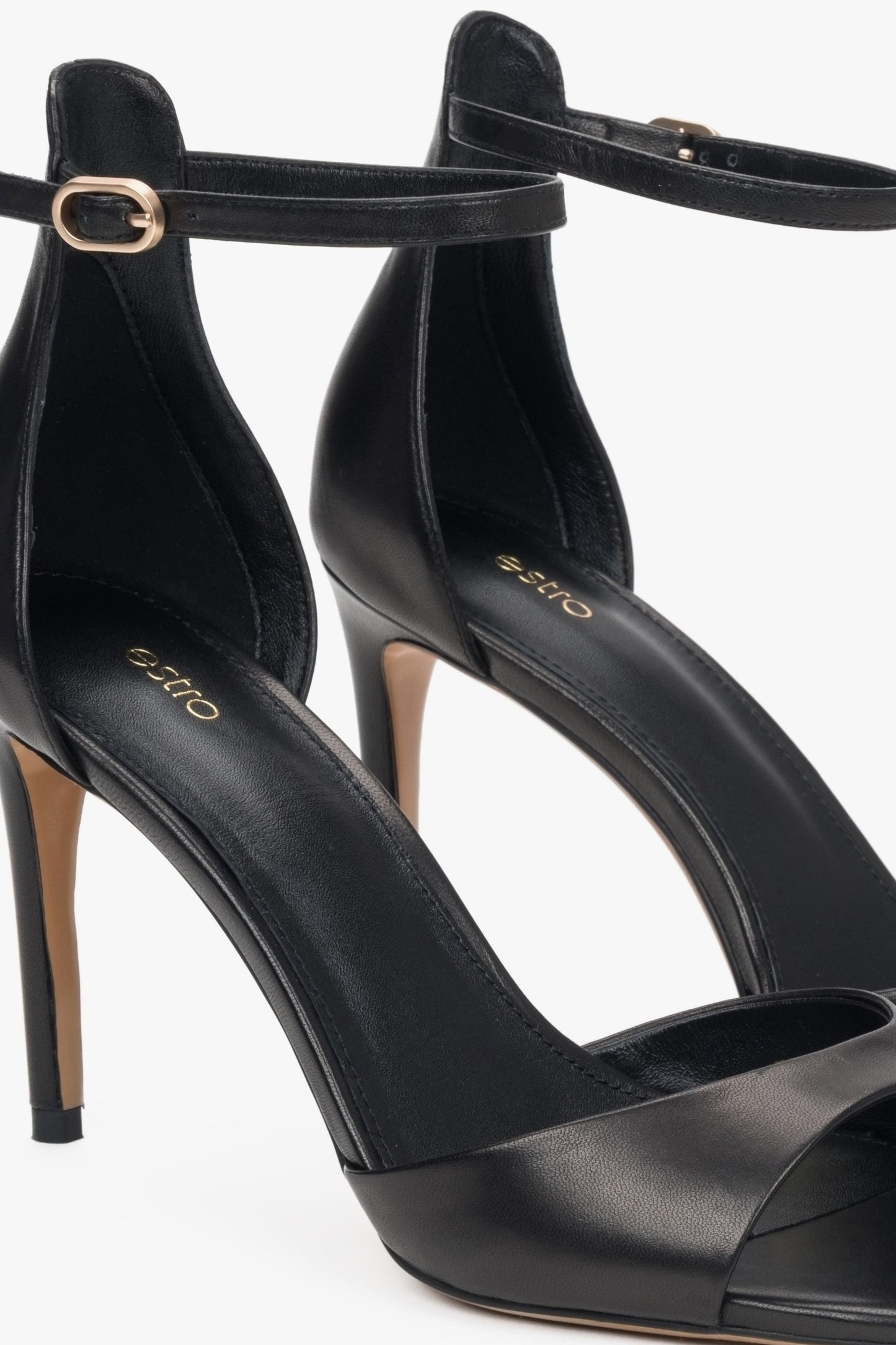Klassische schwarze High Heels für den Sommer, Estro ER00117223