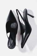 Schwarze High Heels aus Echtleder für Damen Estro ER00116972.
