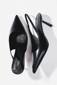 Schwarze High Heels aus Echtleder für Damen Estro ER00116972.