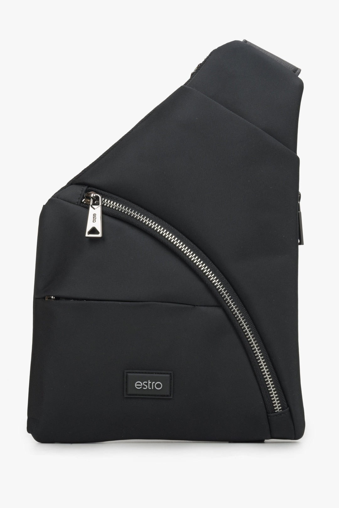 Herren-Schultertasche in Schwarz von Estro.