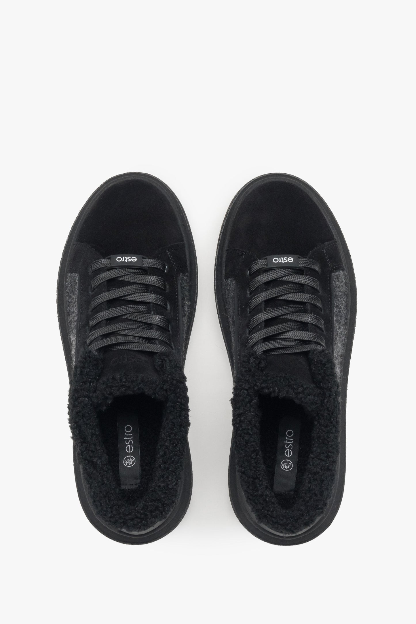 Der Estro Winter-Sneaker ER00111517 – urbaner Stil trifft auf Wärme und luxuriöse Materialien.