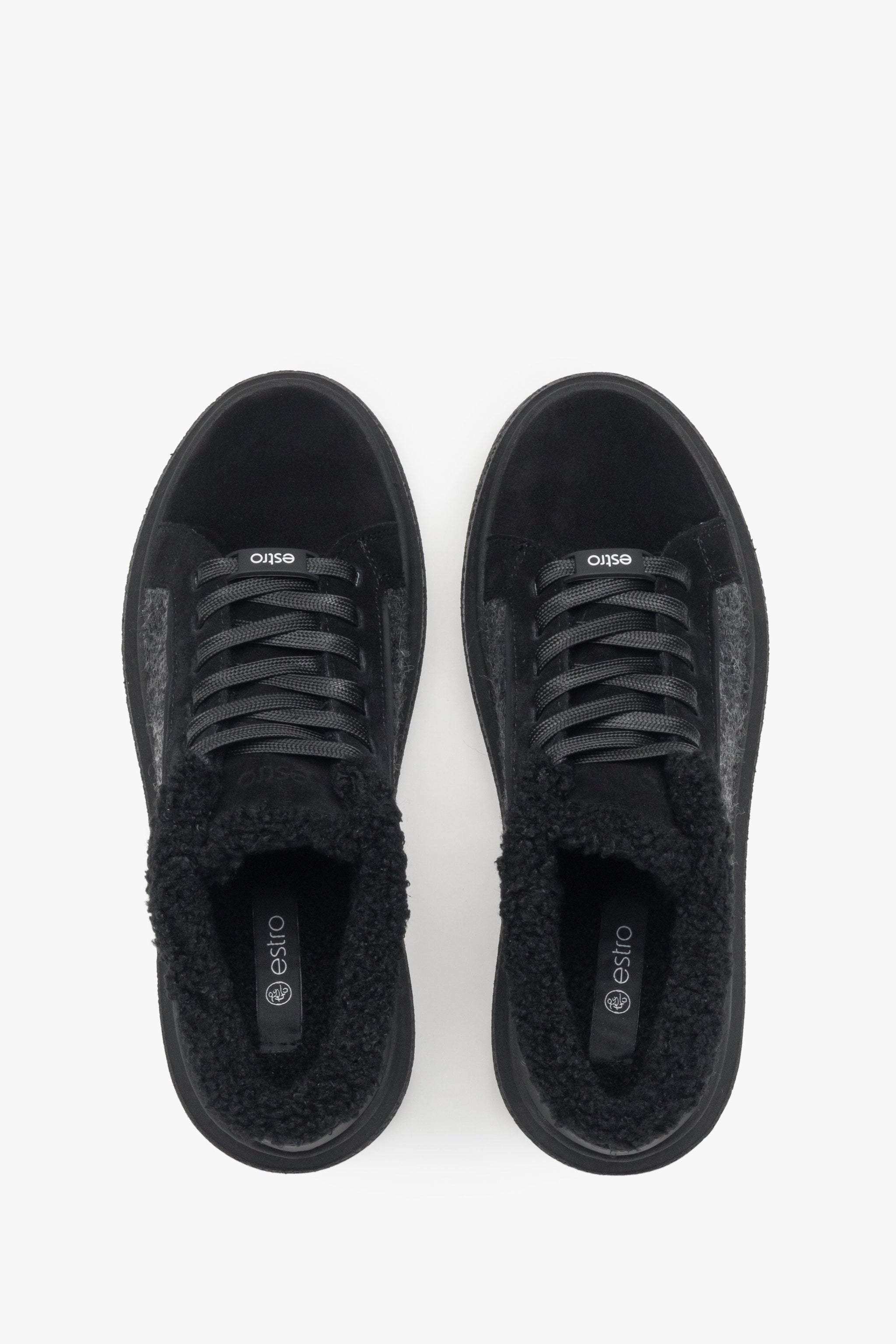 Der Estro Winter-Sneaker ER00111517 – urbaner Stil trifft auf Wärme und luxuriöse Materialien.