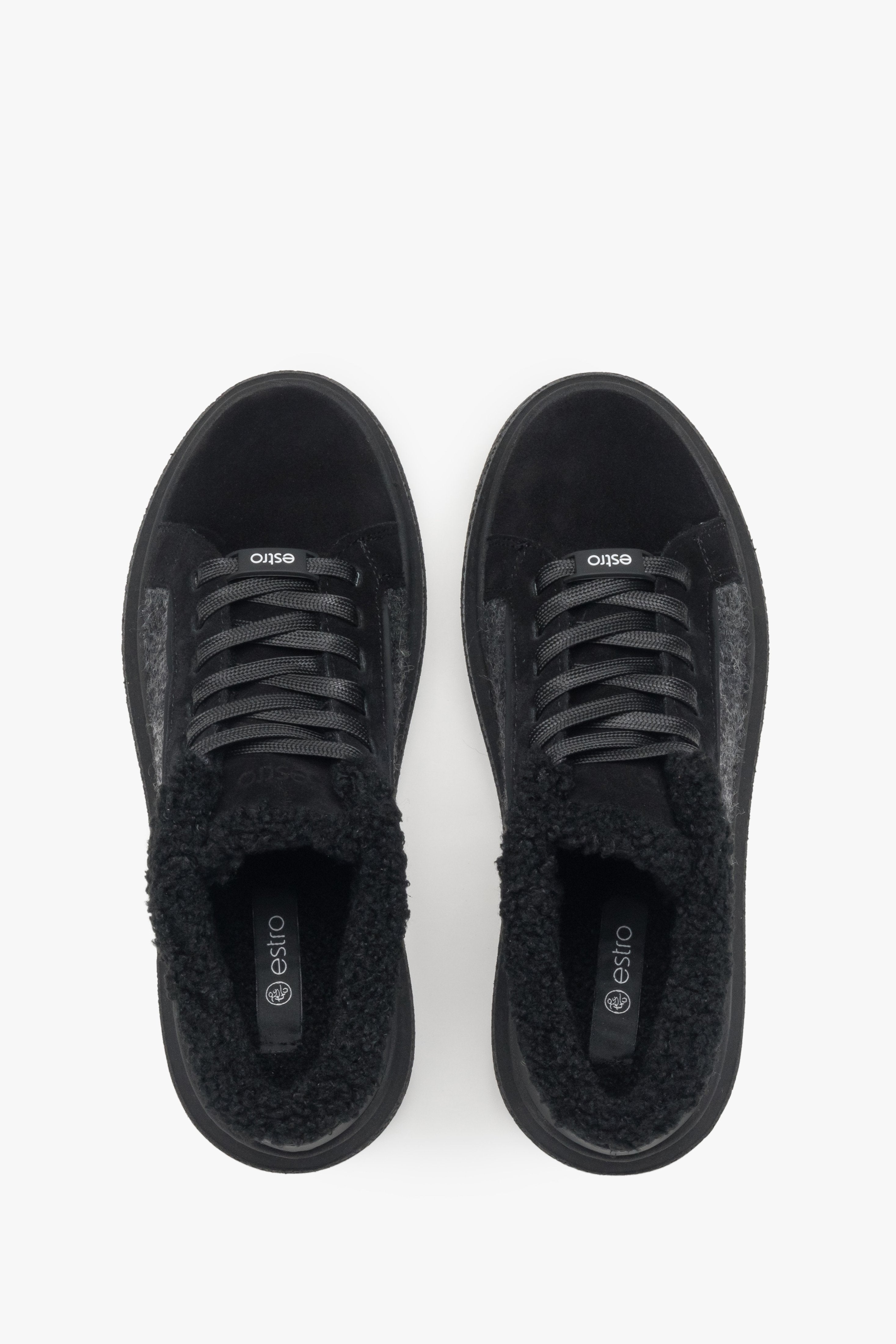 Der Estro Winter-Sneaker ER00111517 – urbaner Stil trifft auf Wärme und luxuriöse Materialien.