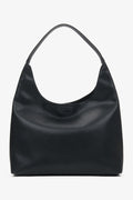 Schwarzer Damen-Shopper aus echtem Leder Estro ER00116833.
