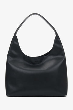 Schwarzer Damen-Shopper aus echtem Leder Estro ER00116833.