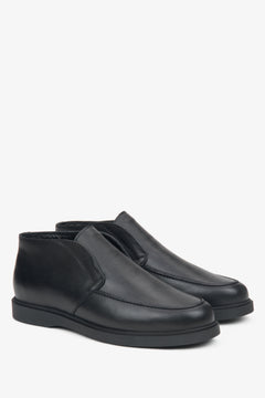 Schwarze Herren-Loafer von Estro.