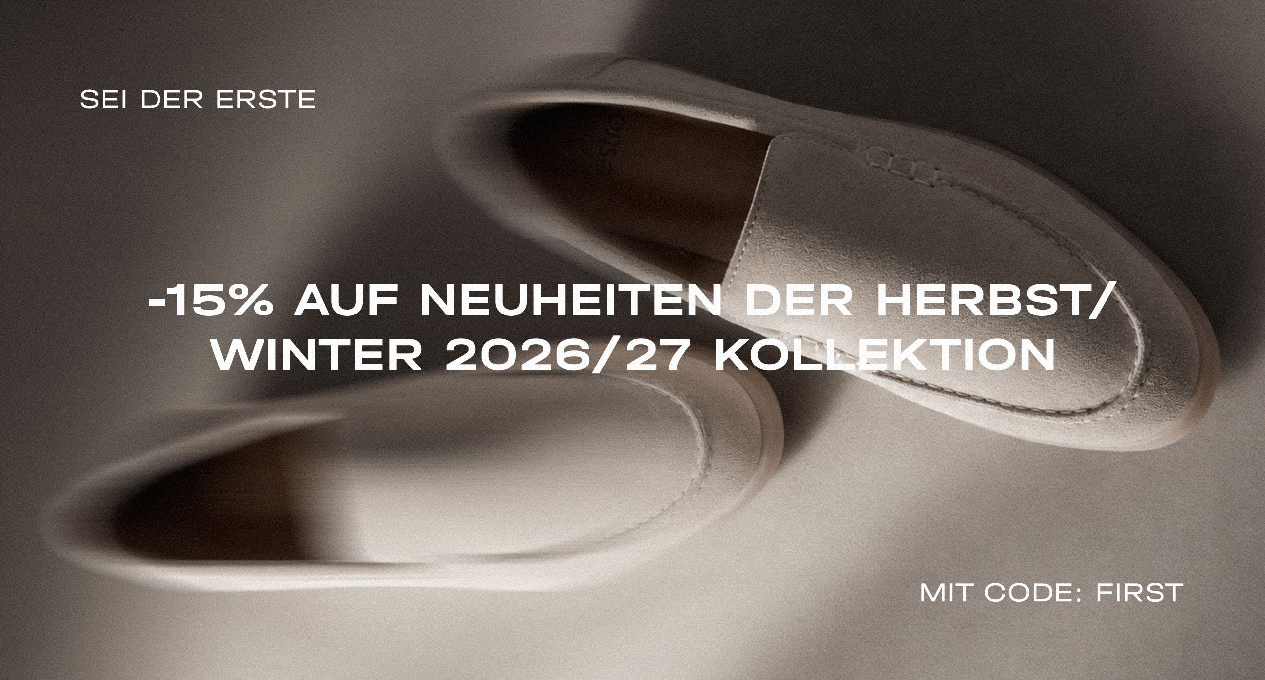 Sei der Erste - promo bei Estro mit dem Code First.