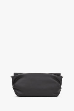 Rückansicht der dunkelbraunen Damen-Ledertasche von Estro