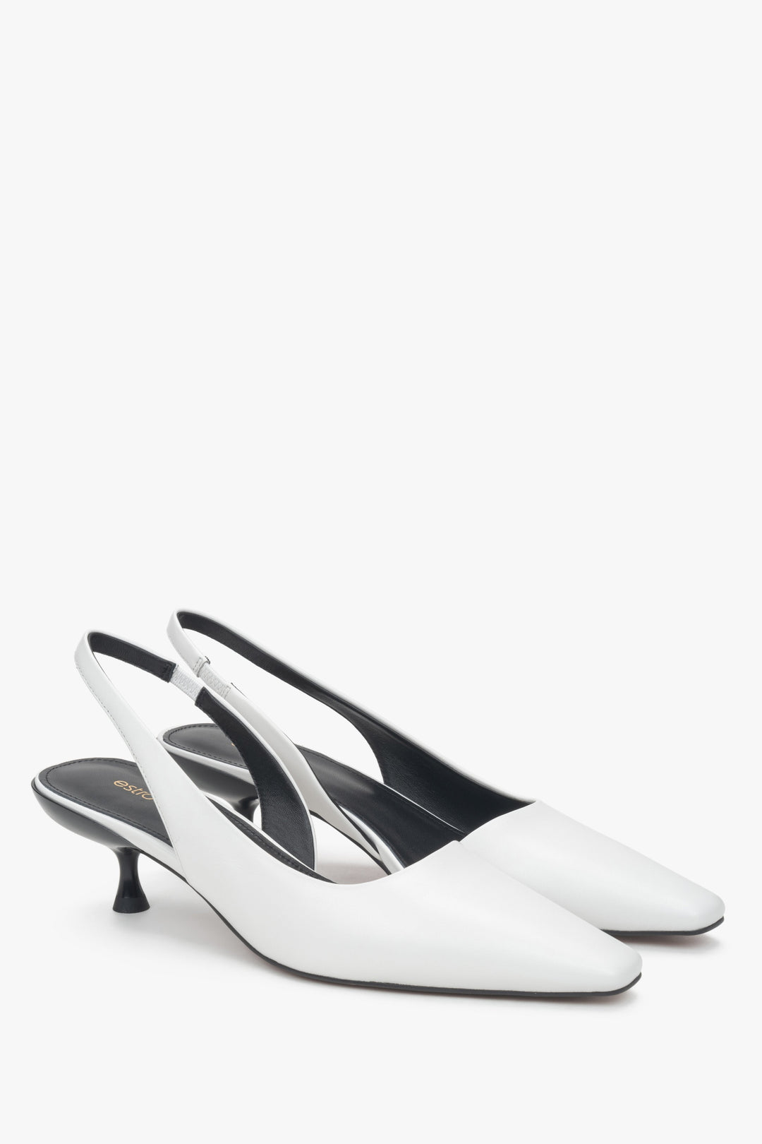 Elegante Damen-Pumps in Weiß mit schmaler Passform, ESTRO ER00116926