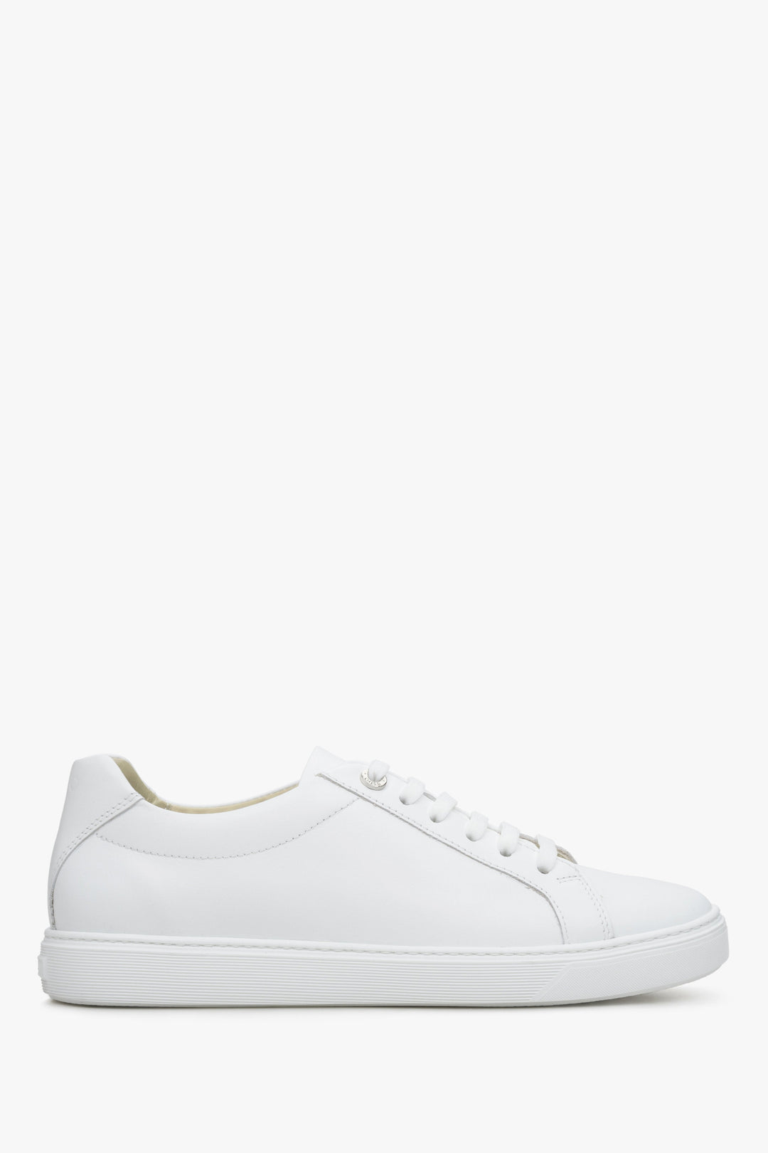 Weiße Damen-Sneaker aus italienischem Premium-Leder.
