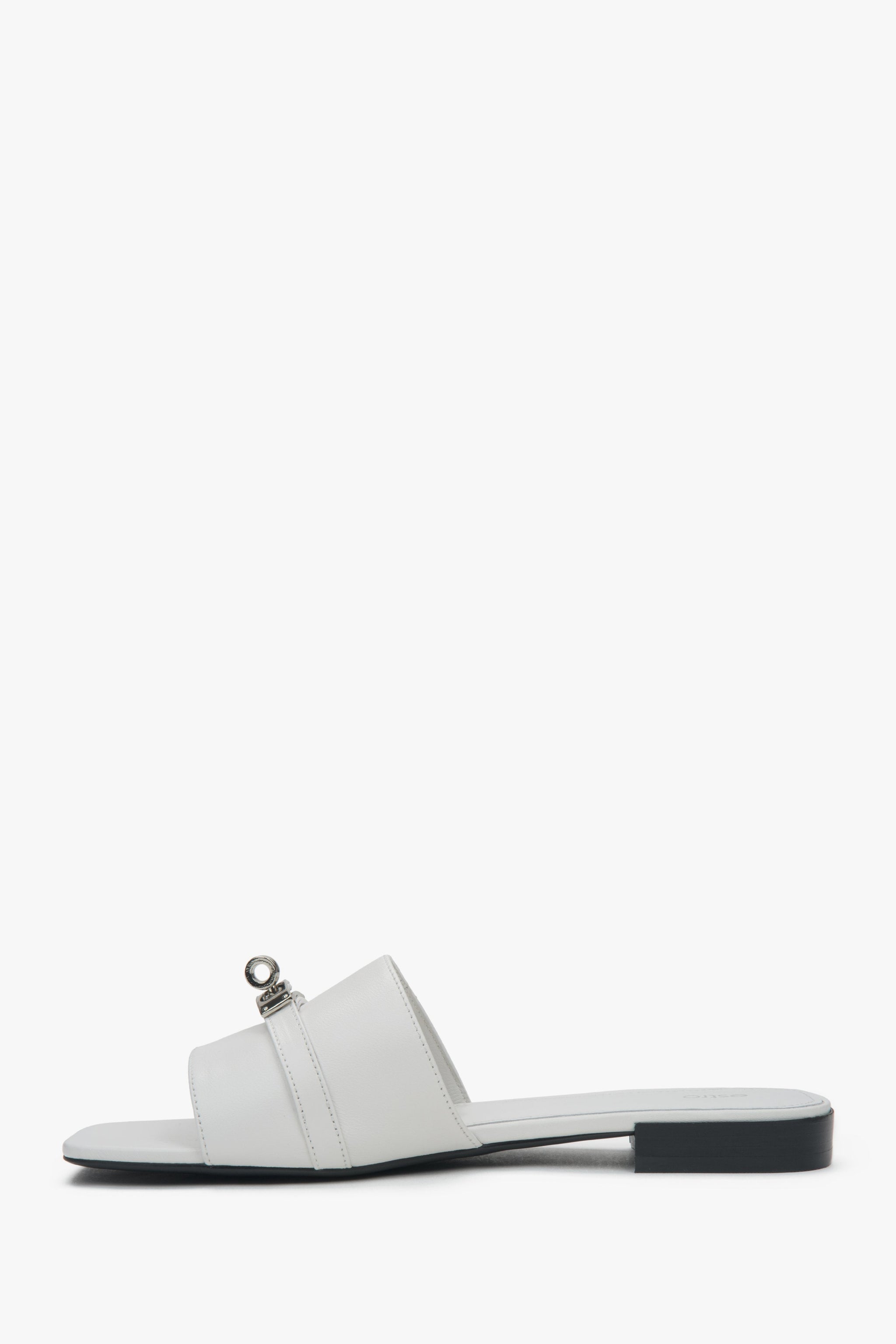 Sommerliche Slip-on Pantolette in Weiß für Damen Estro ER00117169