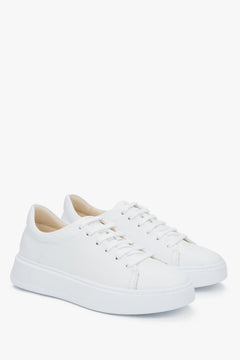 Damen-Sneaker in Weiß aus Leder von Estro.